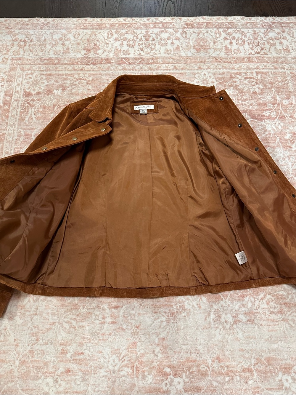 Vintage 🤎 Genuine Suede Leather Jacket - Copper - Picture 5 of 14